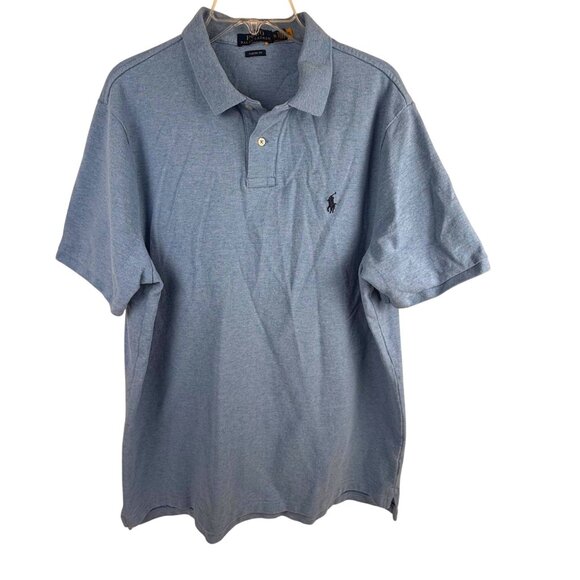 Ralph Lauren Other - Polo Ralph Lauren Men's Blue Short-Sleeve Cotton Polo Shirt Size XL